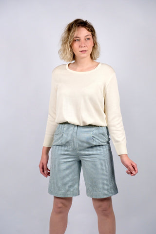 Vintage 00s Baumwolle Mix Pullover Creme - M bis XL