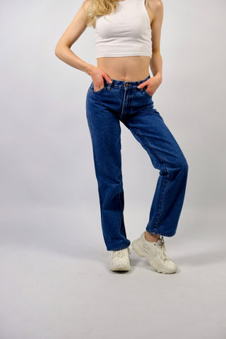 Vintage 70s Wrangler Mid Waist Cropped Bootcut Jeans - XS