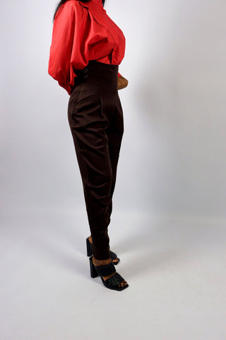 Vintage 80s Sportmax Max Mara Ultra High Waist Hose - XS/S