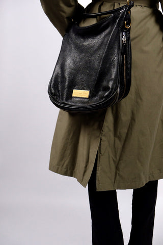 Preloved Marc by Marc Jacobs Designer Leder Hobo Umhängetasche