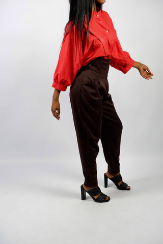 Vintage 80s Sportmax Max Mara Ultra High Waist Hose - XS/S