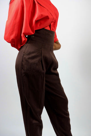 Vintage 80s Sportmax Max Mara Ultra High Waist Hose - XS/S