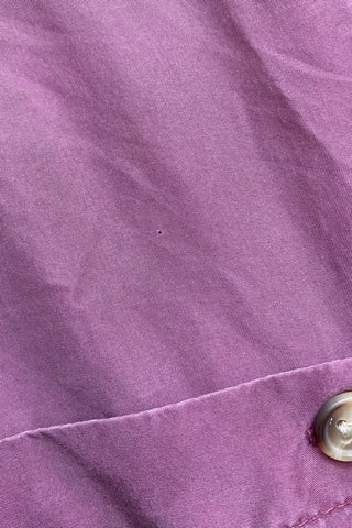 80s/90s Hemd aus reiner Seide in tollem Mauve-Farbton – unisex tragbar: Herren L, Damen L/XL und ideal für große Körpergrößen – ein absolutes Highlight