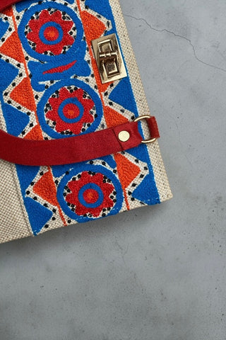 Preloved Aarong Bangladesh Fair Trade Handmade Handtasche