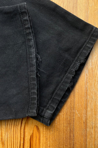 Vintage 90s Mid Waist Straight Leg Jeans Schwarz - M/L