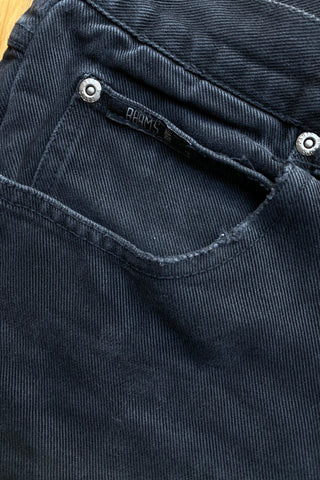 Vintage 90s Mid Waist Straight Leg Jeans Schwarz - M/L