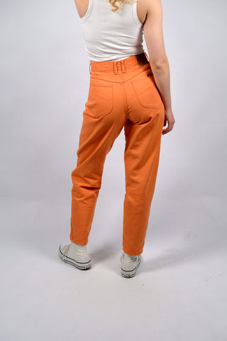 Vintage 90s High Waist Mom Jeans Orange - S