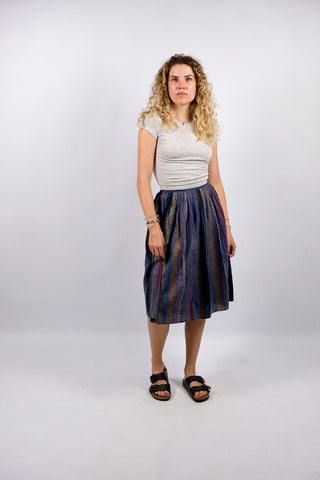 Vintage 80s/90s Betty Barclay High Waist Streifen Rock - XS