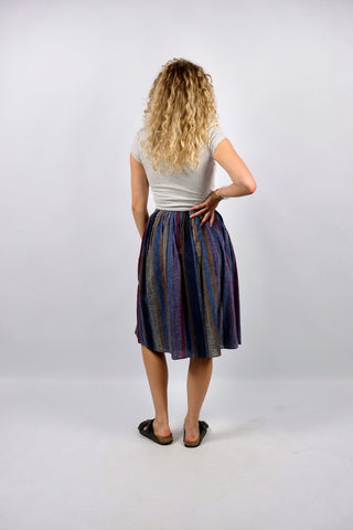 Vintage 80s/90s Betty Barclay High Waist Streifen Rock - XS