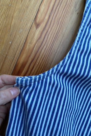 Vintage 90s Baumwolle Streifen Zweiteiler - XS/S