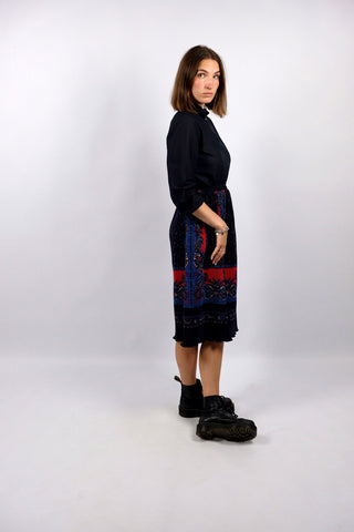 Vintage 70s Boho Print Zweiteiler - XS/S