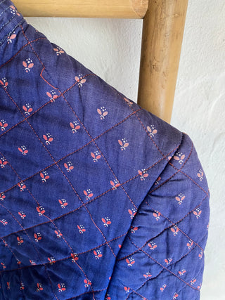Vintage 70s Landhaus Trachten-Steppjacke - XS
